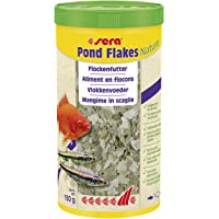 Sera Flakes - EL Largo Flotante Comida en Copos para pequeños Peces de Estanque - 1.000 ML